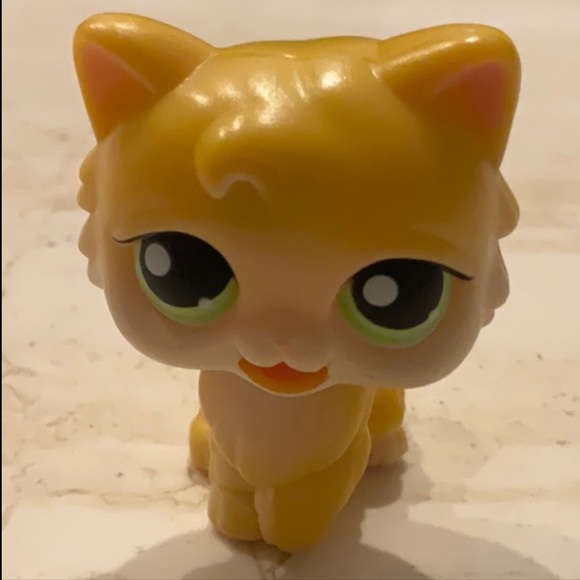 Littlest Pet Shop Magic Motion Licking Cat LPS Toy 2005 1st Generation Figure - Picture 7 of 7
